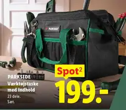 Lidl PARKSIDE Værktøjstaske med indhold tilbud
