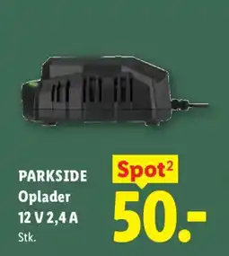 Lidl PARKSIDE Oplader 12 V 2,4 A tilbud