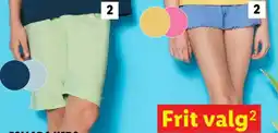 Lidl ESMARA KIDS Ribstrikkede eller sweatshorts tilbud