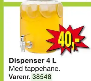 Harald Nyborg Dispenser 4 L tilbud