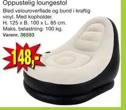 Harald Nyborg Oppustelig loungestol tilbud