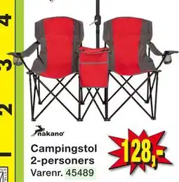 Harald Nyborg Campingstol 2-personers tilbud