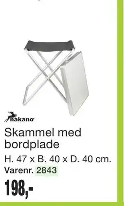 Harald Nyborg Skammel med bordplade tilbud