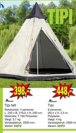 Harald Nyborg Tipi telt tilbud