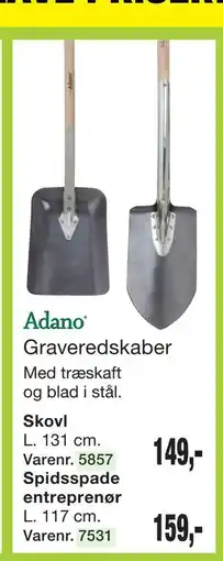 Harald Nyborg Adano Graveredskaber tilbud