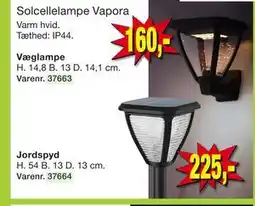 Harald Nyborg Solcellelampe Vapora tilbud