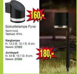 Harald Nyborg Solcellelampe Fyve tilbud