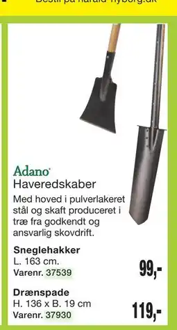 Harald Nyborg Adano Haveredskaber tilbud