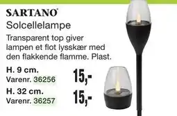 Harald Nyborg SARTANO Solcellelampe tilbud