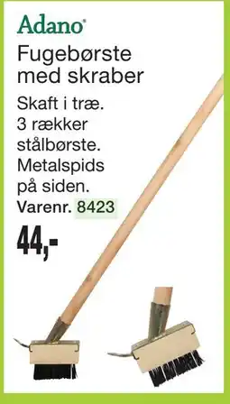 Harald Nyborg Adano Fugebørste med skraber tilbud