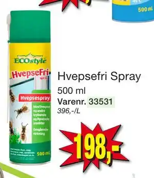 Harald Nyborg Hvepsefri Spray tilbud