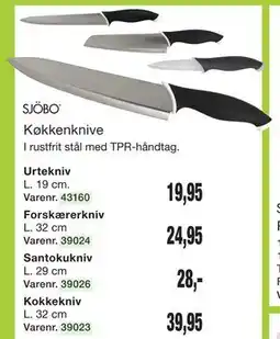 Harald Nyborg SJÖBO Køkkenknive tilbud