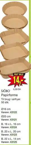 Harald Nyborg SJÖBO Papirforme tilbud