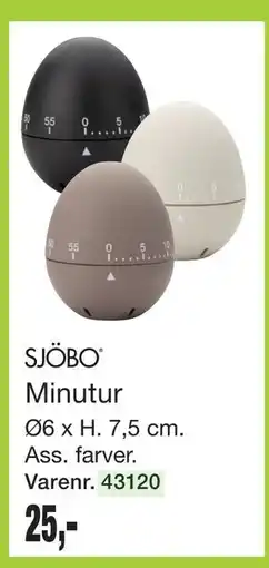Harald Nyborg SJÖBO Minutur tilbud