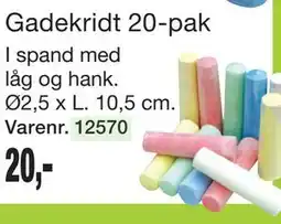 Harald Nyborg Gadekridt 20-pak tilbud