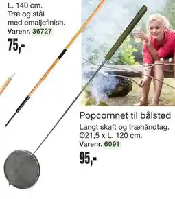 Harald Nyborg Popcornnet til bålsted tilbud