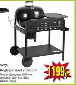Harald Nyborg BAKER grill Kuglegrill med sidebord tilbud