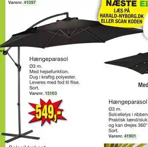 Harald Nyborg Hængeparasol tilbud