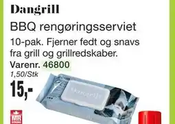 Harald Nyborg Dangrill BBQ rengøringsserviet tilbud