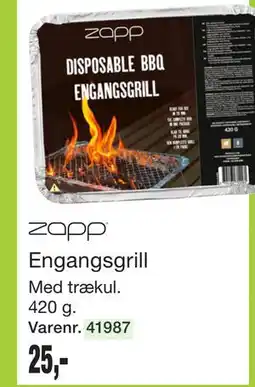 Harald Nyborg zapp Engangsgrill tilbud
