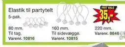 Harald Nyborg Elastik til partytelt tilbud