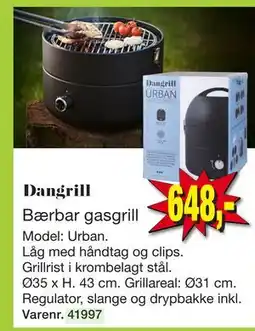 Harald Nyborg Dangrill Bærbar gasgrill tilbud