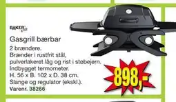 Harald Nyborg BAKER grill Gasgrill bærbar tilbud