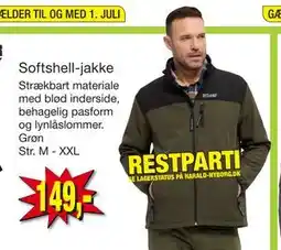 Harald Nyborg Softshell-jakke tilbud
