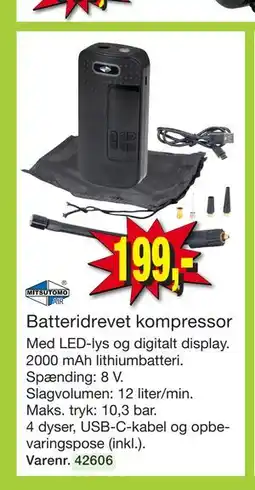 Harald Nyborg Batteridrevet kompressor tilbud