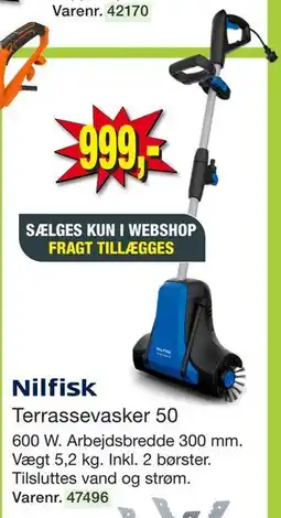 Harald Nyborg Nilfisk Terrassevasker 50 tilbud