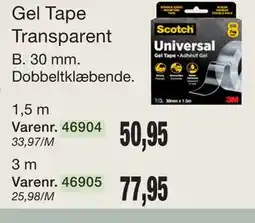 Harald Nyborg Gel Tape Transparent tilbud