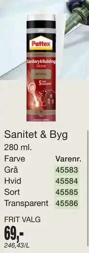 Harald Nyborg Sanitet & Byg tilbud