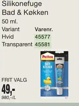 Harald Nyborg Silikonefuge Bad & Køkken tilbud