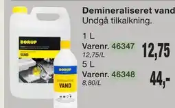 Harald Nyborg Demineraliseret vand tilbud