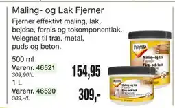 Harald Nyborg Maling- og Lak Fjerner tilbud