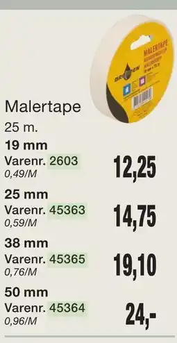 Harald Nyborg Malertape tilbud