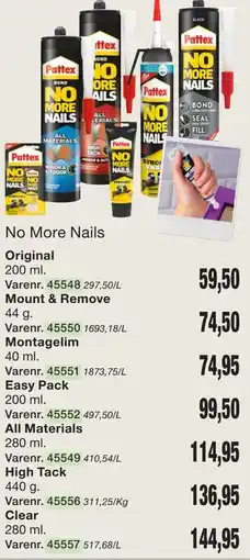 Harald Nyborg No More Nails tilbud