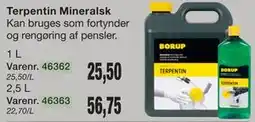 Harald Nyborg Terpentin Mineralsk tilbud