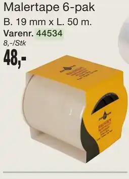 Harald Nyborg Malertape 6-pak tilbud