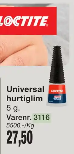 Harald Nyborg Universal hurtiglim tilbud