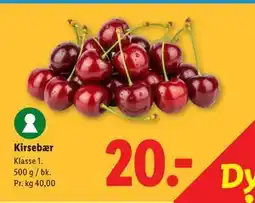 Lidl Kirsebær tilbud