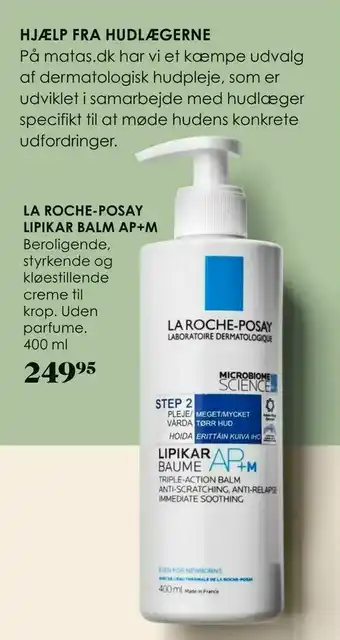 Matas La roche-posay lipikar balm ap+m tilbud