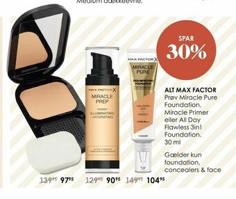 Matas Alt max factor tilbud