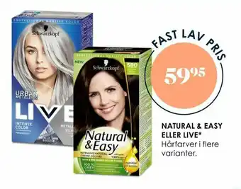 Matas Natural & easy eller live tilbud