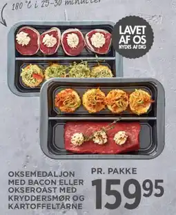 MENY Oksemedaljon / Oksesteg med kryddersmør og kartoffeltårne tilbud