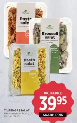 MENY Tilbehørssalat (Pasta salat / Broccoli salat) tilbud