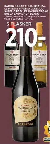 MENY Le Preare Ripasso (Valpolicella) tilbud