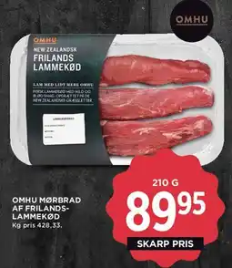 MENY Omhu mørbrad af frilands lammekød tilbud