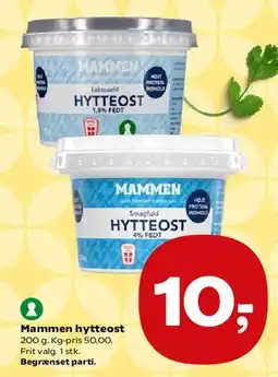 SuperBrugsen Mammen hytteost tilbud