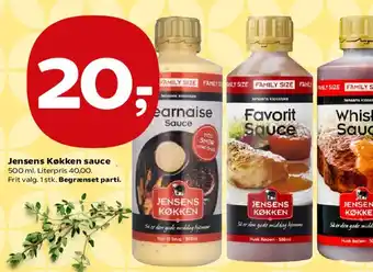 SuperBrugsen Jensens Køkken sauce tilbud